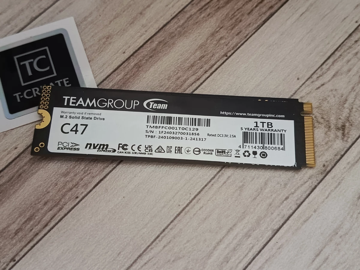 Обзор T-CREATE C4 Series M.2 NVMe SSD PCIe Gen4x4 1 TB: баланс производительности и цены для творчества и игр  