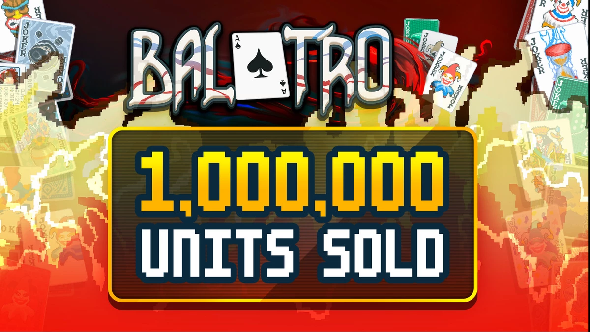 Продажи карточного рогалика Balatro достигли 1 млн копий. Игра выйдет на iPhone