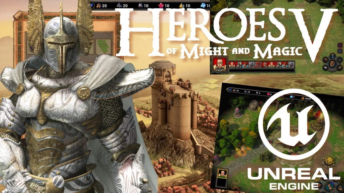  Heroes of Might and Magic V, но на движке Unreal Engine — энтузиасты делают ремастер культовой классики