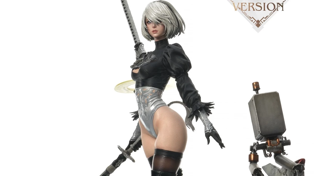 Фигурка 2B из NieR:Automata по цене автомобиля, но без платья