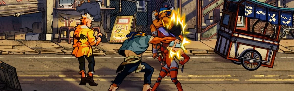 Streets of Rage 4-7 минут геймплея за нового персонажа Cherry Hunter