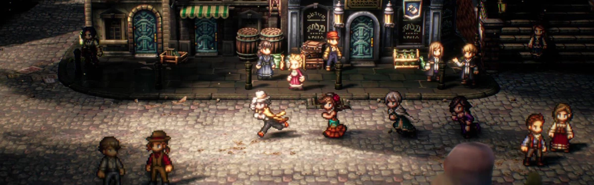 20 минут геймплея JRPG Octopath Traveler II c TGS 2022