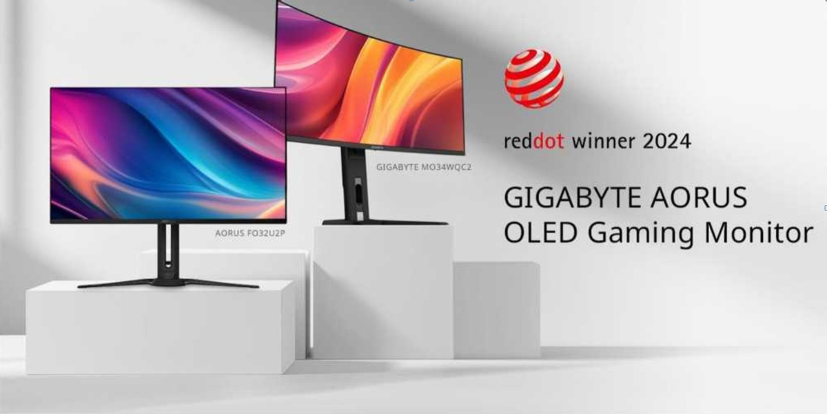 Мониторы GIGABYTE OLED выиграли награду Red Dot за дизайн