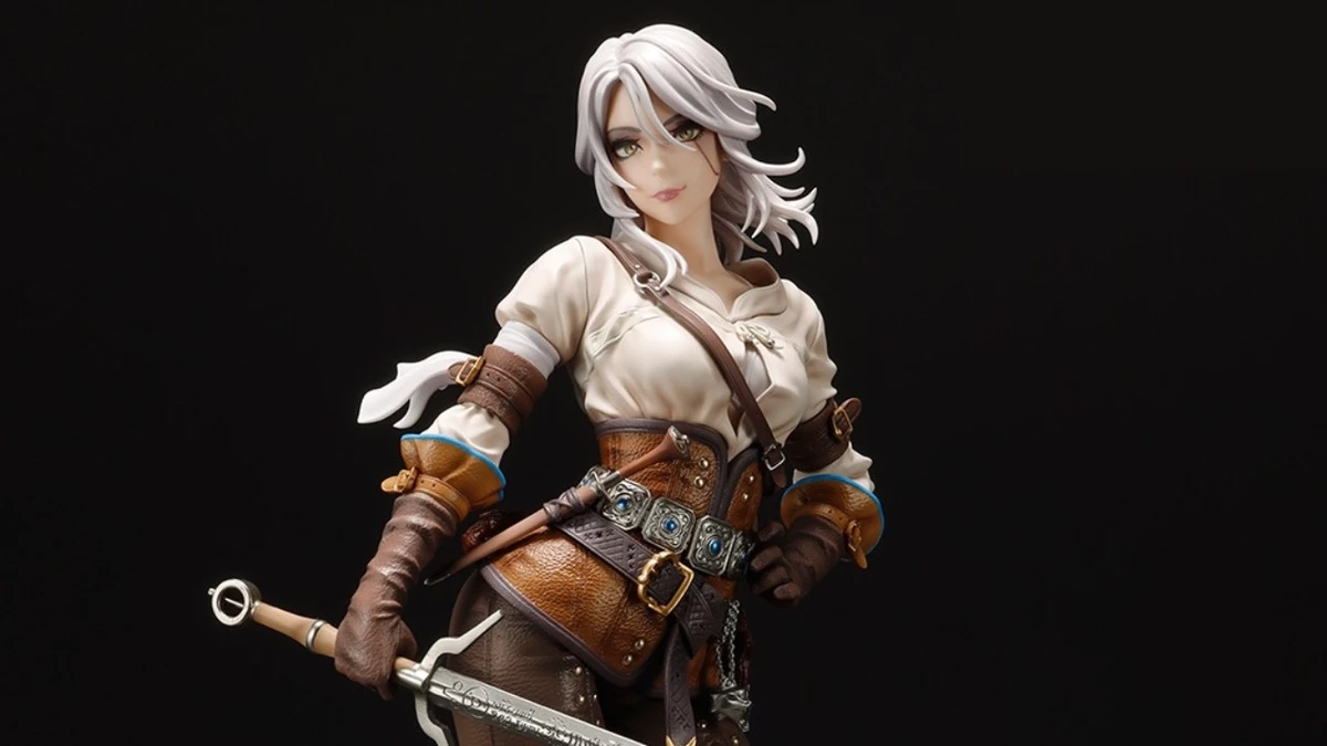 Kotobukiya показала окрашенный прототип фигурки Цири из The Witcher 3: Wild Hunt