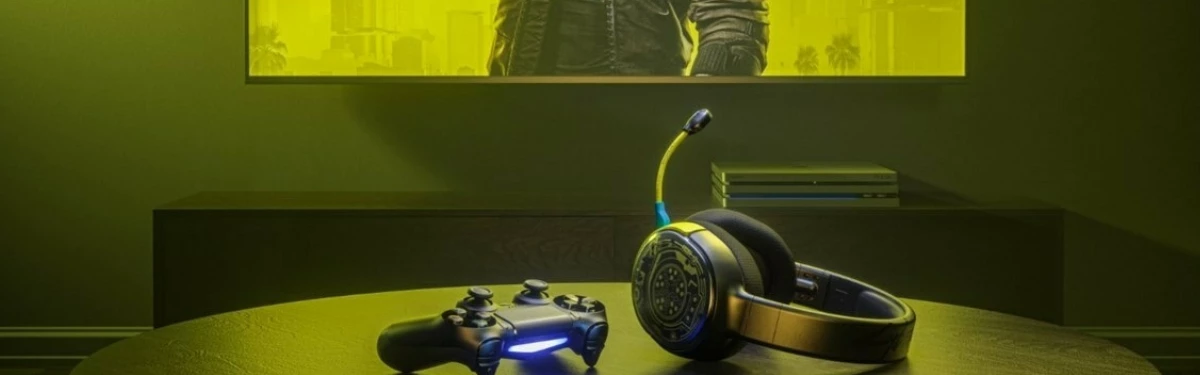 Все хотят нажиться на Cyberpunk 2077: SteelSeries представила стилизованные наушники Arctis 1 Wireless