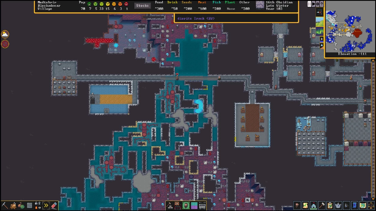 Легендарный симулятор колонии Dwarf Fortress вышел в Steam