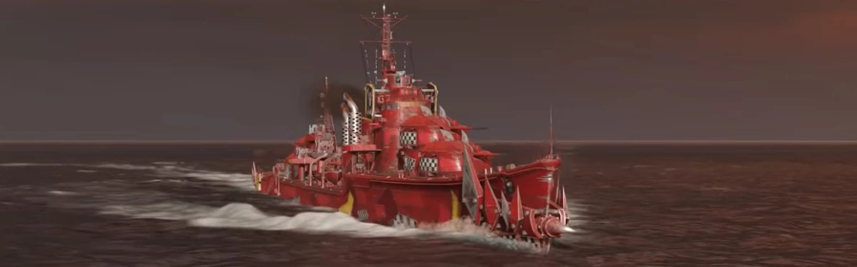 Черные Храмовники и Орки из Warhammer 40,000 на просторах World of Warships