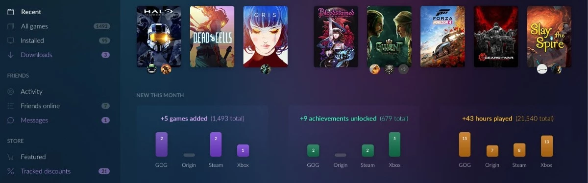 Обновление для GOG GALAXY 2.0 и неделя французских игр