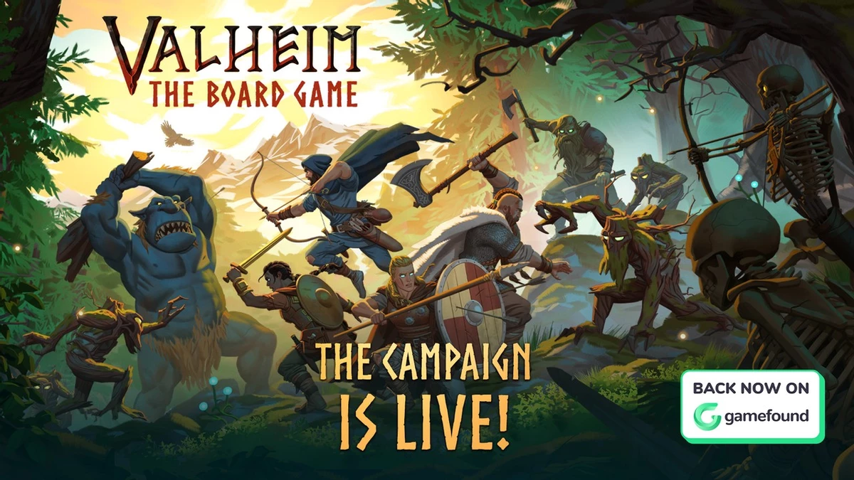 Предзаказ и сбор денег за настолку Valheim: The Board Game стартовал