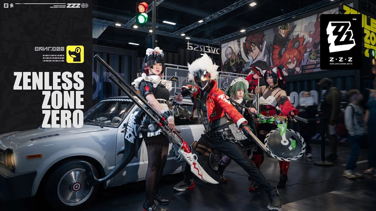 Официальный косплей Zenless Zone Zero с выставки Japan Expo