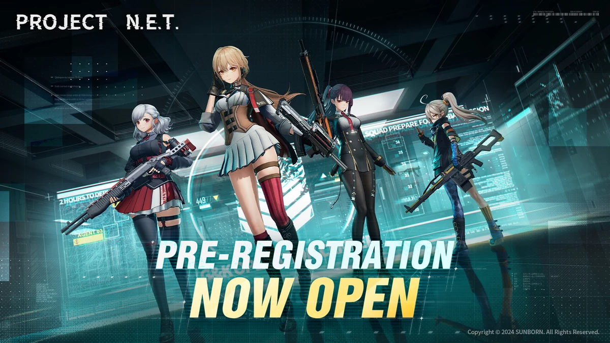 Project NET, шутер от третьего лица по Girls' Frontline, открывает предрегистрации