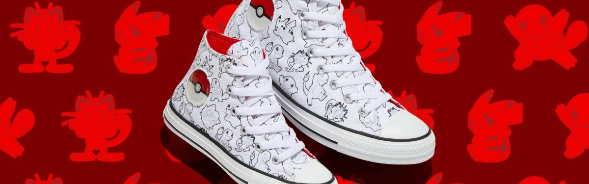 В честь 25-летия Pokémon была создана новая тематическая коллекция Converse