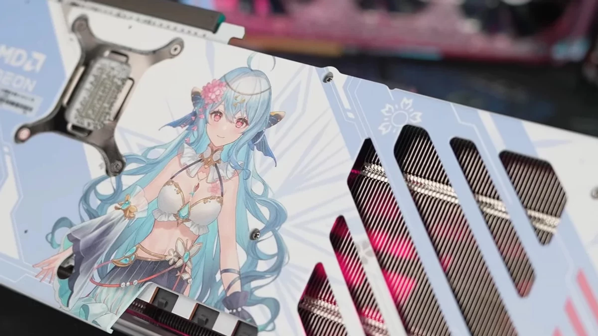 Yeston представила благоухающую  Radeon RX 9070 XT Sakura Atlantis