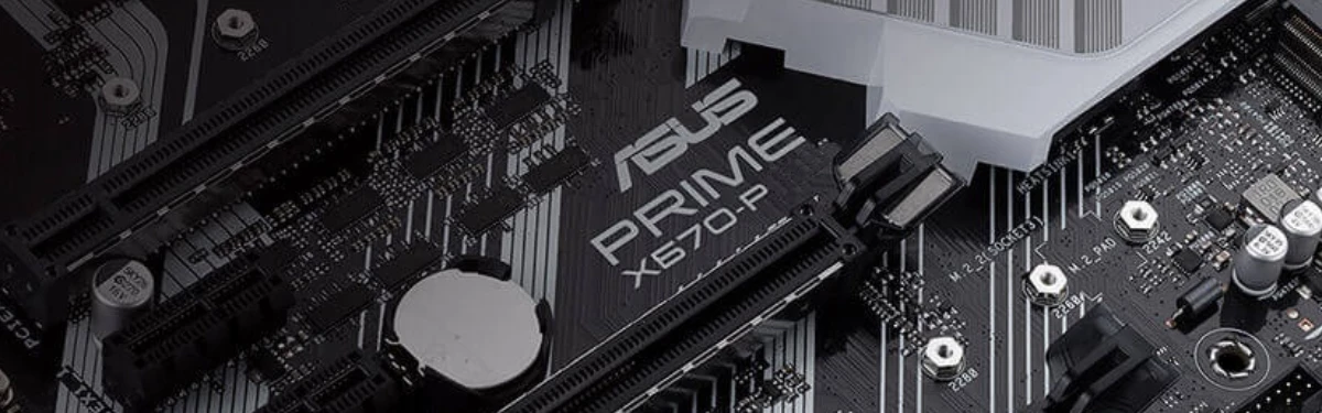 Схема материнской платы ASUS Prime X670 показывает два чипсета