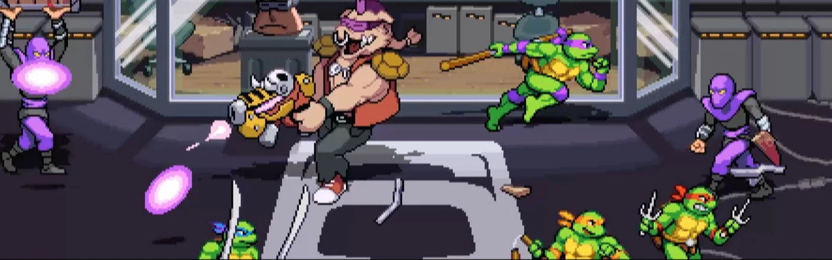 Состоялся релиз олдового beat 'em up Teenage Mutant Ninja Turtles: Shredder's Revenge