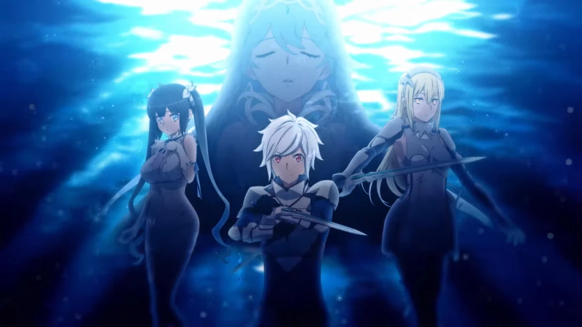 Трейлер с героями DanMachi Familia Myth – Fulland of Water and Light, релиз 27 февраля