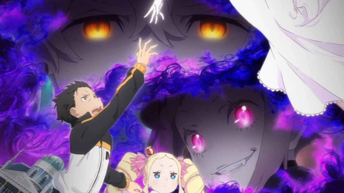 Герои и злодеи на постере третьего сезона «Re:Zero. Жизнь с нуля в альтернативном мире»