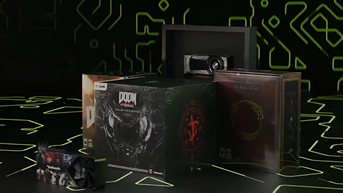 Загадочная коробка DOOM включает в себя подписанную Хуангом GTX 1080 Ti и RTX 4080 Super