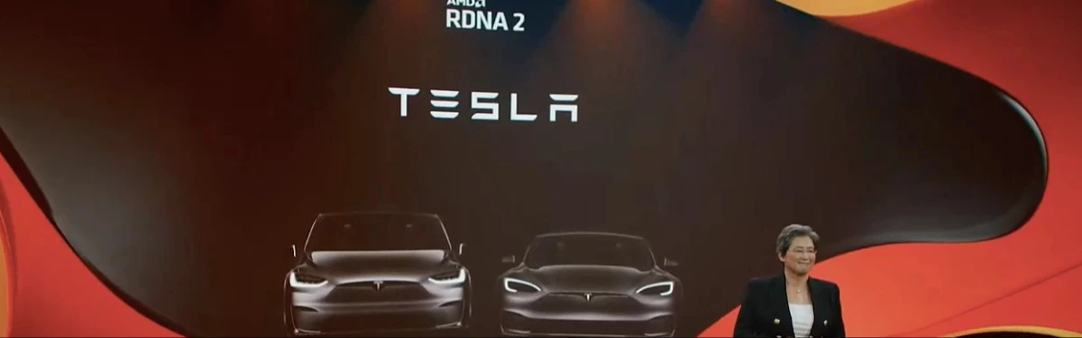 Игровой ПК из автомобиля Tesla рассмотрели вблизи