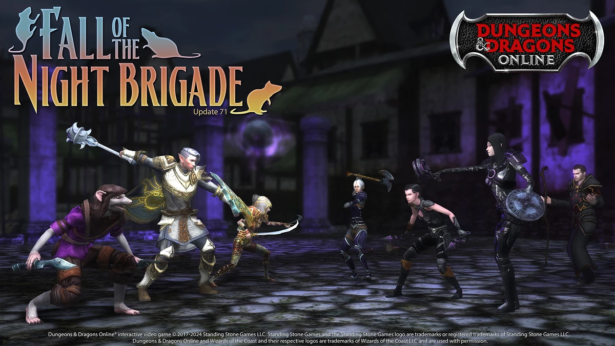 Для Dungeons & Dragons Online сюжетное обновление Fall of the Night Brigade