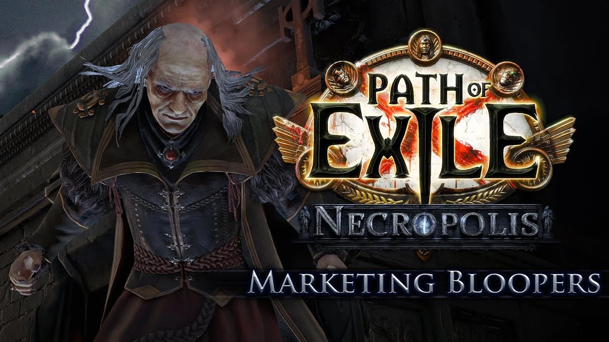 Разработчики Path of Exile показали ляпы при съемке рекламного материала лиги Некрополь