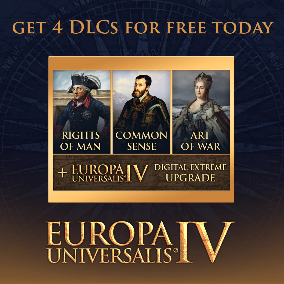 Царский подгон игрокам: 4 DLC Europa Universalis IV станут бесплатными навсегда