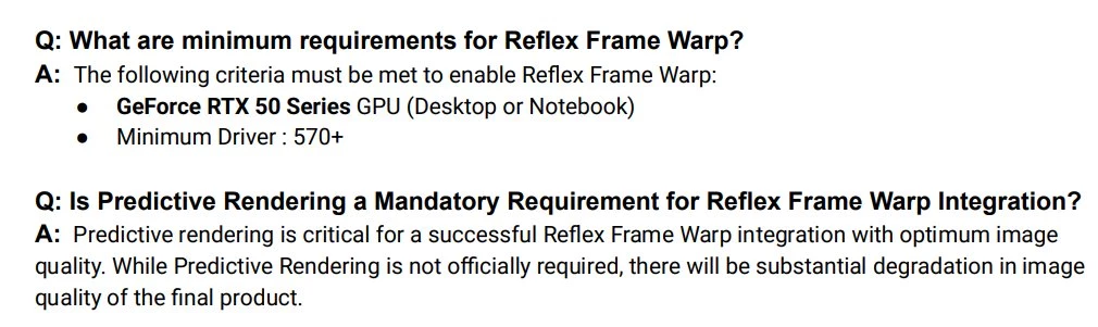 NVIDIA Reflex 2 оказалась эксклюзивом для избранных — минимальным требованием стали RTX 50
