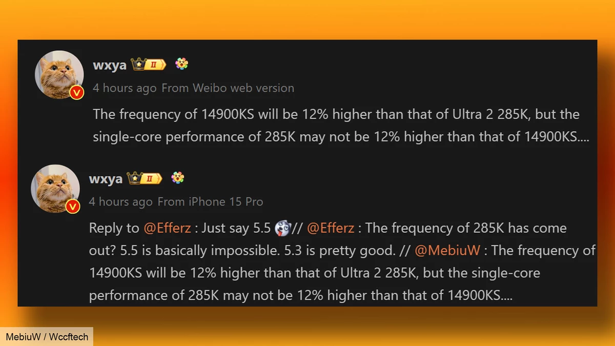 Следующие процессоры Intel снизят частоты относительно Raptor Lake