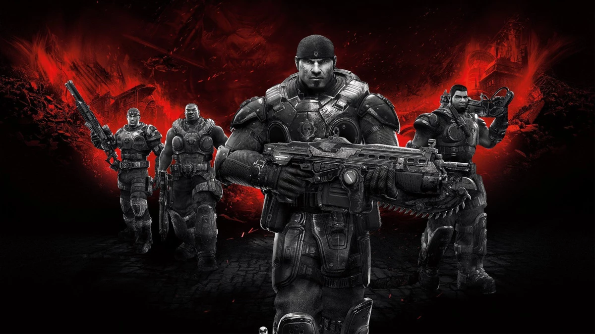 Лого сборника игр Gears of War и новой части Gears 6