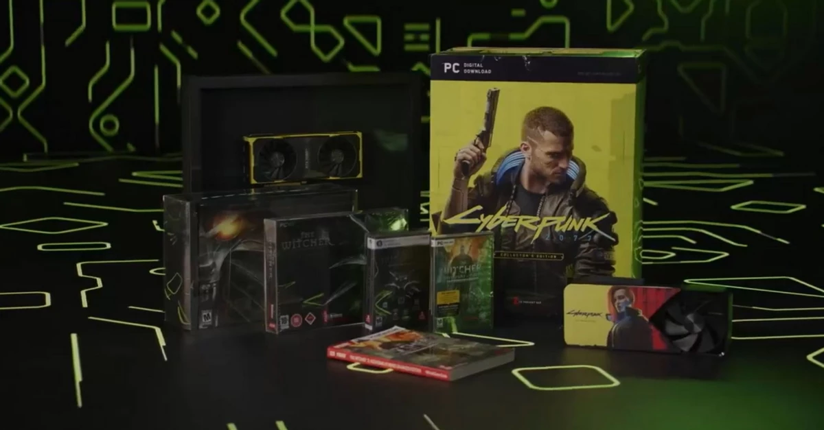 Третий Mystery Box от NVIDIA посвятили Cyberpunk 2077 — в нем есть видеокарта с автографом Дженсена Хуанга