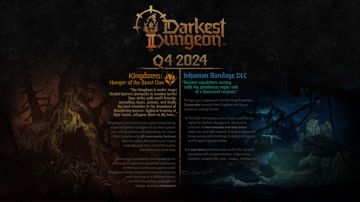 Новая кампания Kingdoms в Darkest Dungeon 2 начнется с модуля Hunger of the Beast Clan в конце года