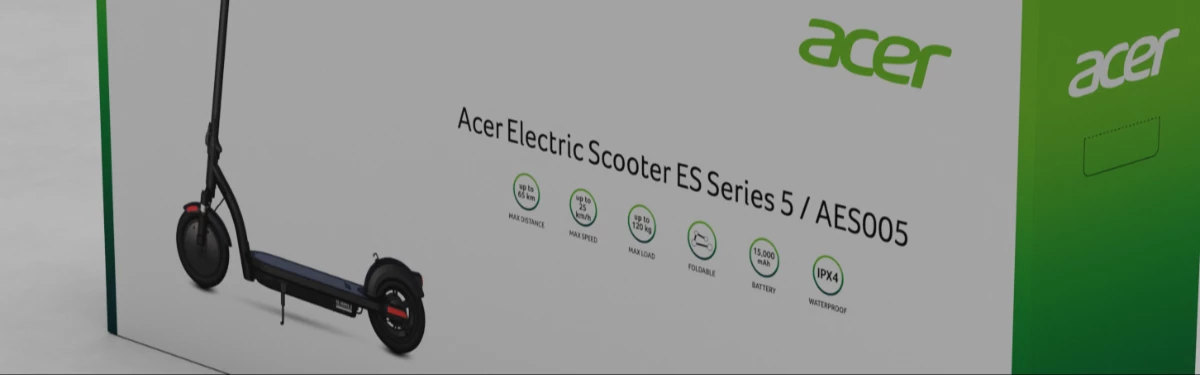 Acer выпускает электросамокат ES Series 5