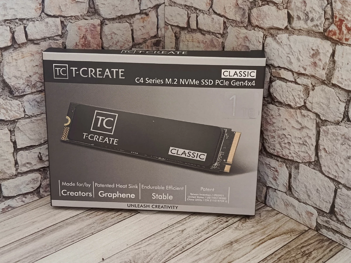 Обзор T-CREATE C4 Series M.2 NVMe SSD PCIe Gen4x4 1 TB: баланс производительности и цены для творчества и игр  