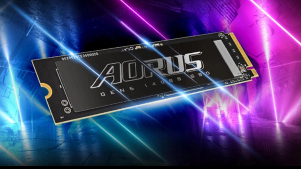 Действительно быстрый: Gigabyte презентовала AORUS Gen5 14000 SSD