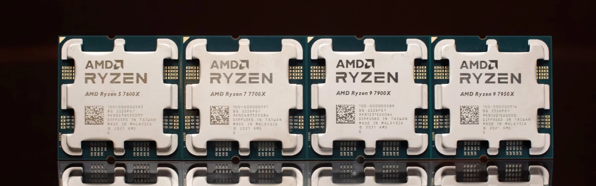 Первые бенчмарки AMD Ryzen 9 7950X и Ryzen 5 7600X