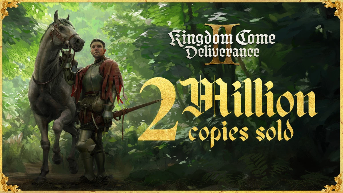 И двух недель не прошло, а у Kingdom Come: Deliverance 2 уже два миллиона проданных копий