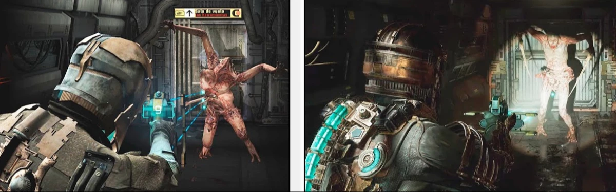 Сравнение игрового процесса ремейка Dead Space и оригинала в новом видео