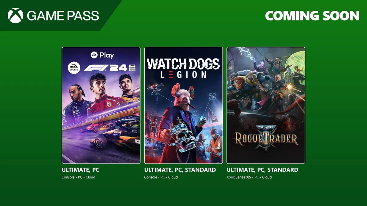 Game Pass в феврале пополнят Avowed, Watch Dogs: Legion и Warhammer 40,000: Rogue Trader