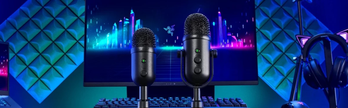 Razer выпустит новые микрофоны Seiren V2 Pro и Seiren V2 X для профессиональных и начинающих стримеров