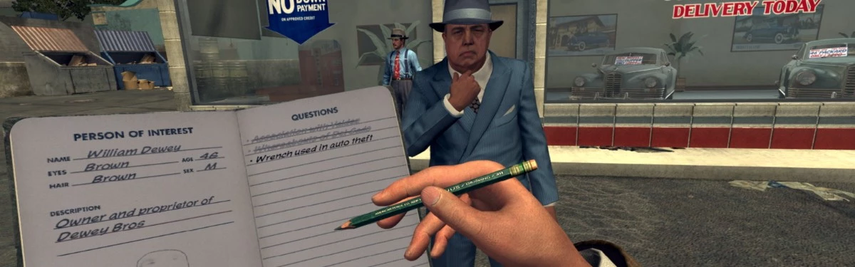 [State of Play] L.A. Noire: The VR Case Files - Состоялся релиз на PlayStation 4 