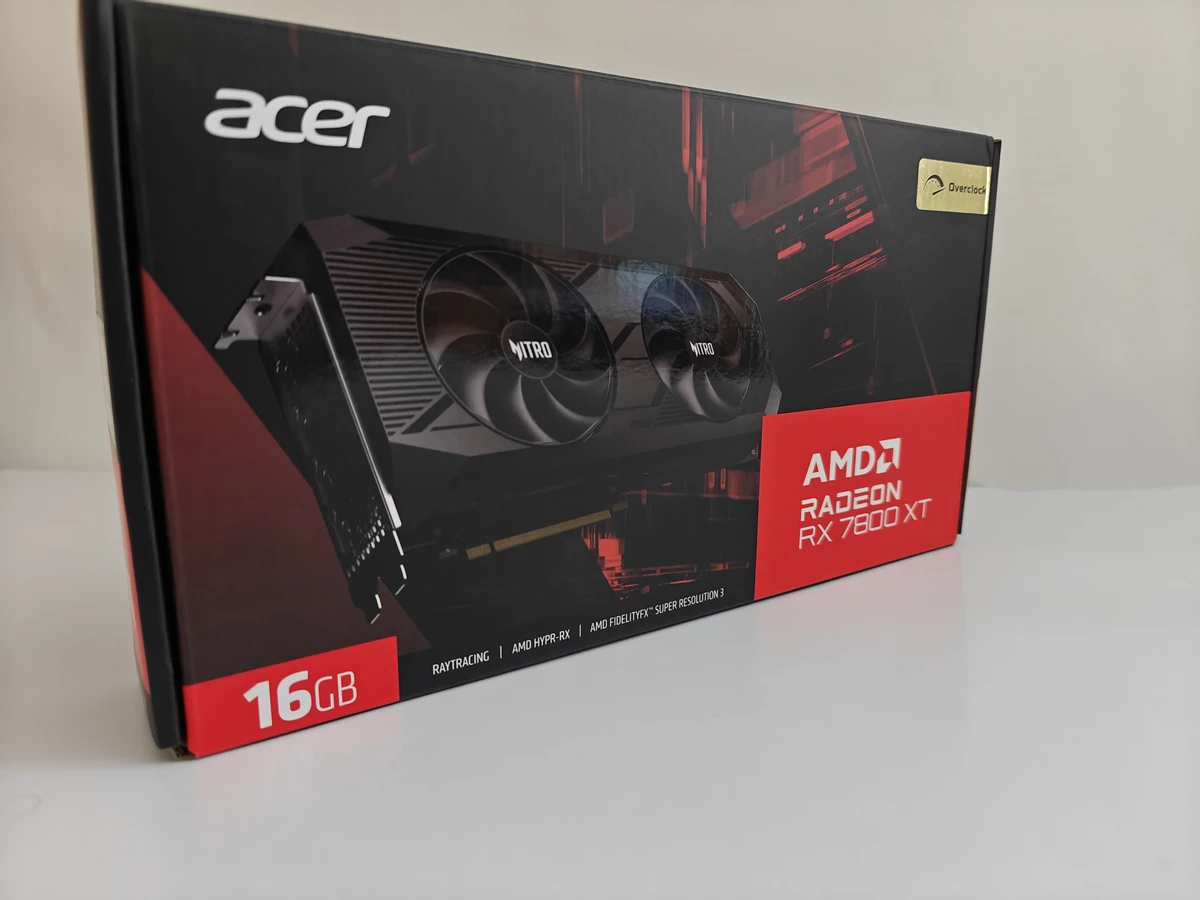 Обзор видеокарты Nitro Radeon RX 7800 XT OC от Acer