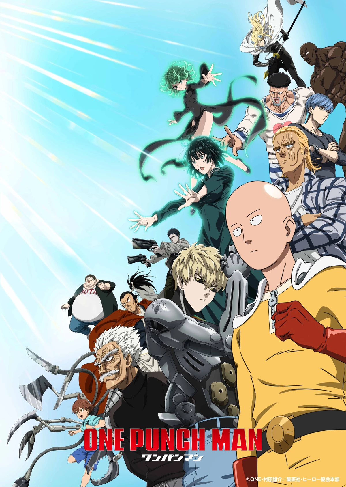 Тизер и ключевой арт третьего сезона One-Punch Man — премьера состоится в октябре