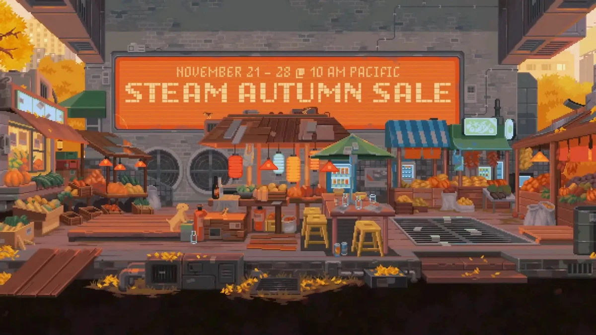 Осенняя распродажа в Steam начнется 21 ноября