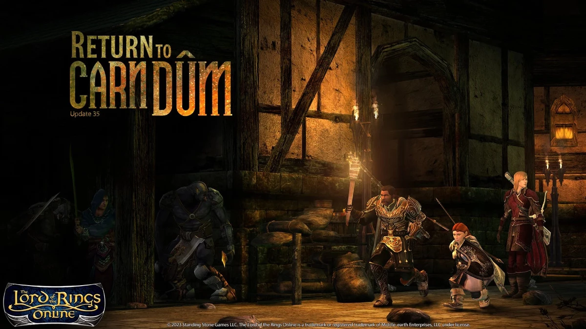 Для MMORPG The Lord of the Rings Online вышло обновление Return to Carn Dum