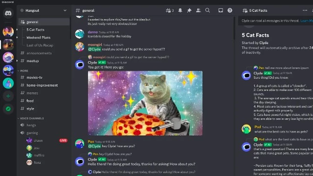 ChatGPT добрался до Discord — встречайте нового Клайда. Чат-бота Клайда