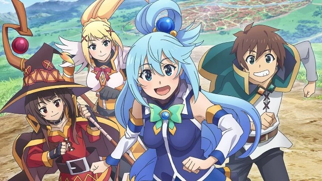 Постер третьего сезона «KonoSuba: Да благословят боги сей расчудесный мир!»