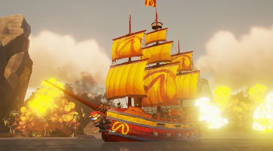 [gamescom 2021] Ивент “Making Mayhem” привнес в Sea of Thieves “косметику” в стиле Borderlands