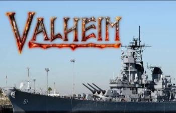 Valheim - Игрок построил известный военный корабль ВМС США