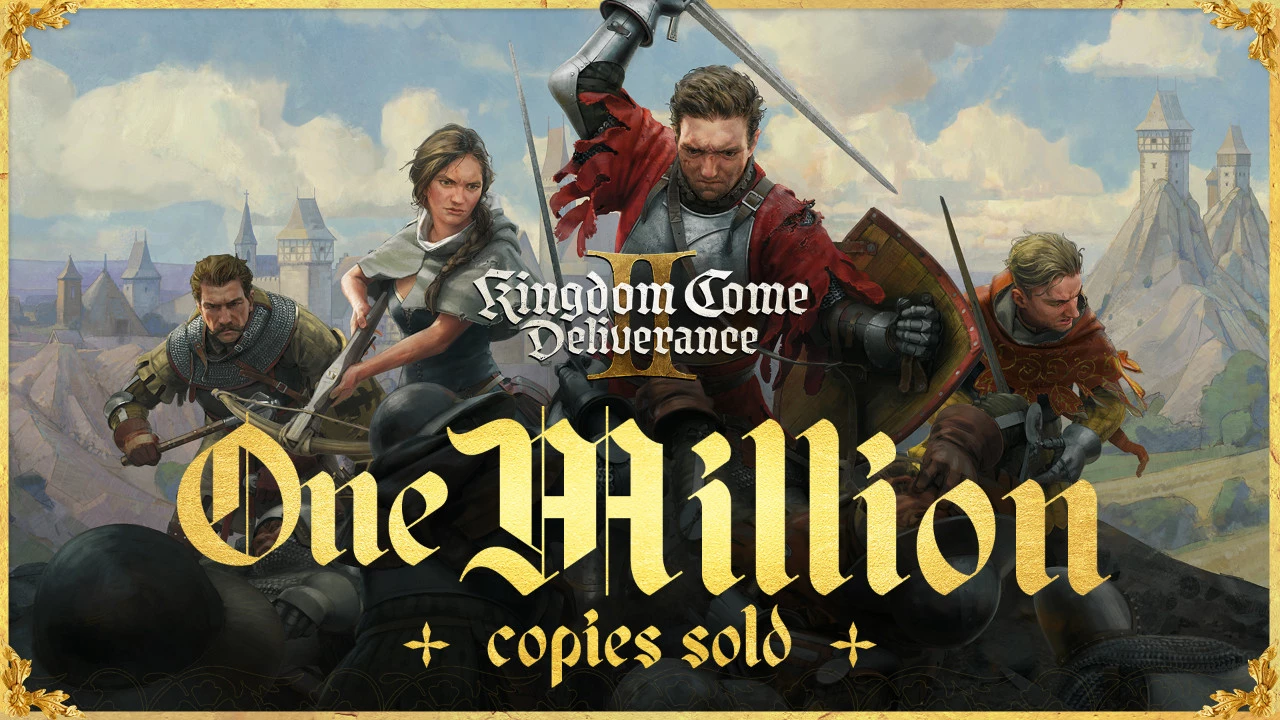 Warhorse продала миллион копий Kingdom Come: Deliverance 2 за сутки, онлайн в Steam достиг 160 тысяч