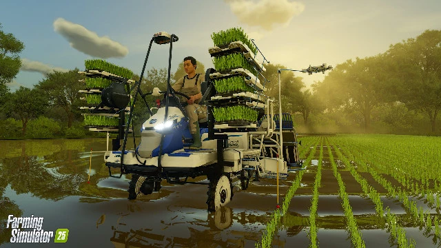 Именитых конкурентов в чарте продаж Steam нагнула... Farming Simulator 25